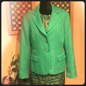NEW YORK & CO GREEN BLAZER SIZE 18